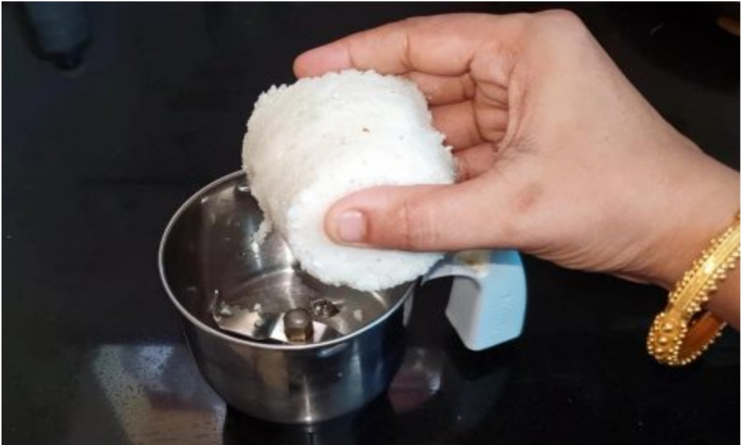 Leftover rice Puttu Recipe