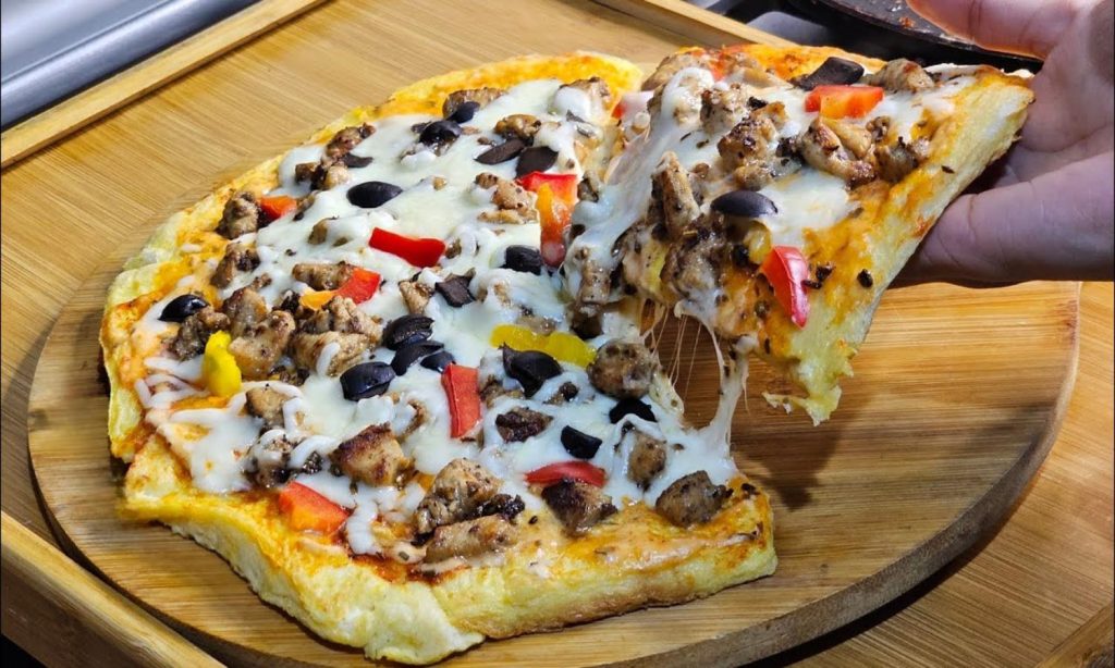 Bread Shawarma Pizza