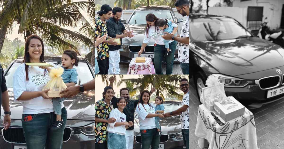 Arjun Gifted New BMW To Sowbhagya Venkitesh