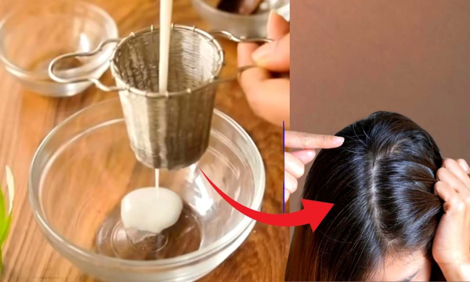 Home made hair growth water